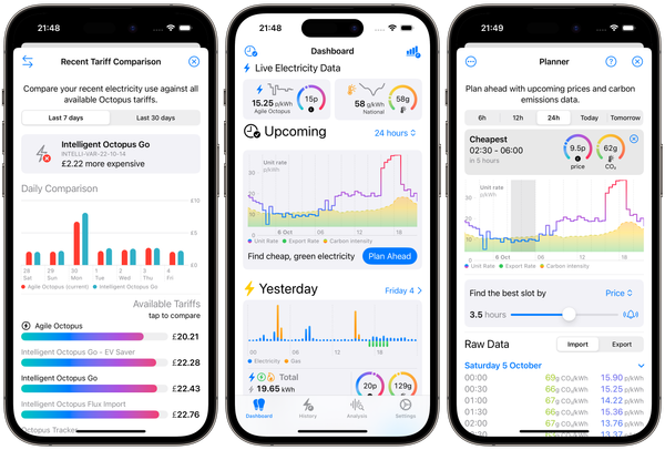 Octoscope App Screenshots